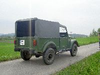 Gazik krótko po zakupie, rejestracji i opłaceniu OC w czasie testów drogowych w...