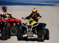 Mielno Dakar 2013 - Alina na quadzie