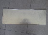 Kawałek aluminiowej blachy - zaraz zmieni się w osłony ;-)
