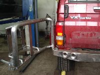 Toyota Land Cruiser J70 Zderzak, uchwyt na kanister