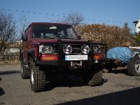 Toyota Land Cruiser LJ70 przedni zderzak