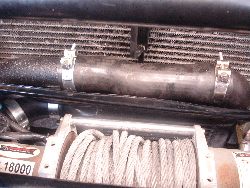HDJ 80 montaż intercoolera