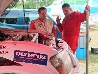 Dariusz Żyła i Łukasz Skoczeń - kierowcy RMF MAXXX Rally Team