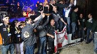 Piotr Wnęk i Christoph Courtin na podium 